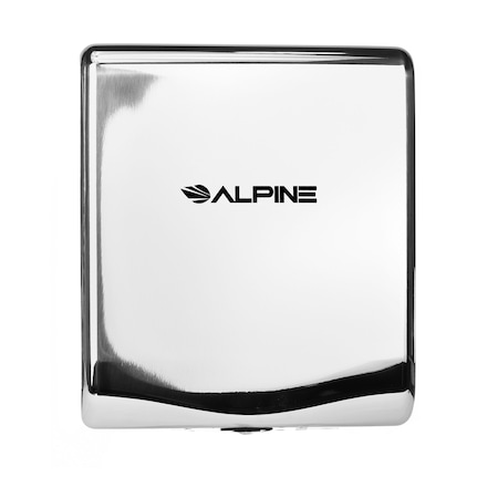 Alpine Industries Willow Commercial Chrome High Speed Automatic Electric Hand Dryer 405-10-CHR